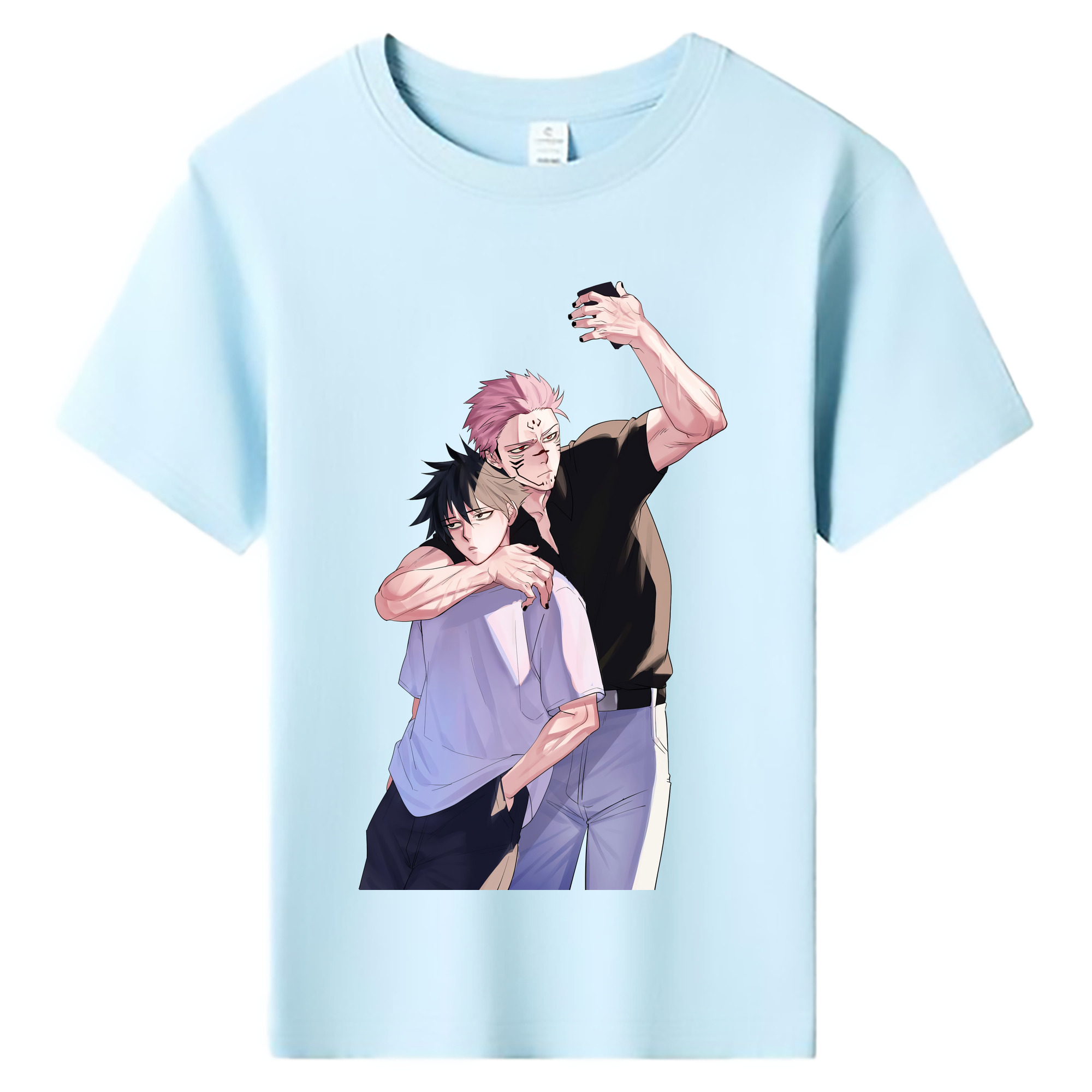 （画像用） 呪術廻戦 Jujutsu Kaisen 綿100％キッズTシャツ（フロントプリント）